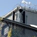 Surveillance camera mounted outside Delaney Hall detention center in Newark, New Jersey