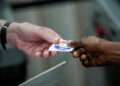 FILE PHOTO: Early voting during primary election in Brooklyn, New York