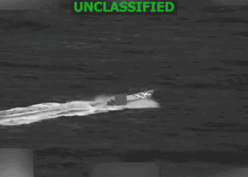 A military strike targeted a suspected narco-trafficking vessel