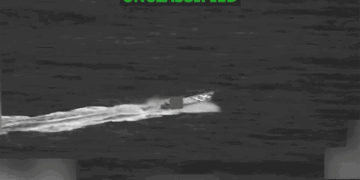 A military strike targeted a suspected narco-trafficking vessel