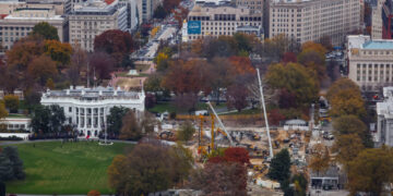 A view of the White House following the longest shutdown of the government, in Washington