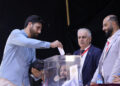 Vote to select candidates for the new Syrian Parliament since Bashar al-Assad's government was toppled, in Hasakah