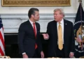 A video of Pete Hegseth following Donald Trump while allegedly wearing his gifted designer shoes goes viral. (Photo: Matt McClain/The Washington Post via Getty Image)