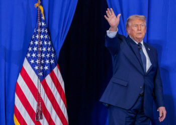 U.S. President Trump visits Suffern, New York