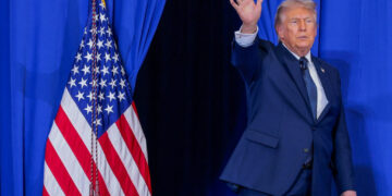 U.S. President Trump visits Suffern, New York