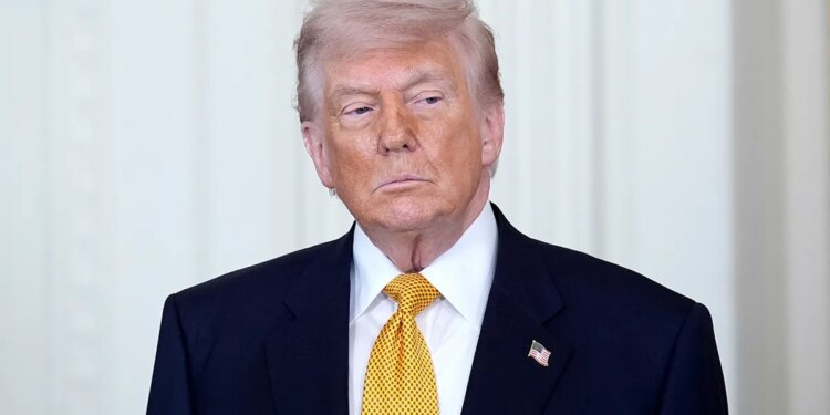 President Donald Trump at White House