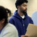 People line up to vote in Virginia's governor race in Richmond