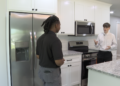 two shot WARNER HOME BUILDING PROGRAM