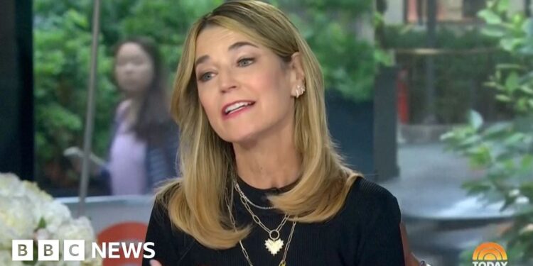 Nancy Guthrie is talking during the Today show.