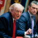 U.S. President Donald Trump participates in a cabinet meeting, at the White House