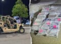 Authorities launched a six-hour manhunt after two suspects allegedly breached Marine Corps Base Camp Pendleton during a police pursuit.