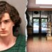 Bradley Scott Sayer and the entrance to a Chico, California library