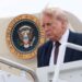 Donald Trump President of the United States of America US on his arrival ahead of a dinner with the President of the French Republic and his wife organised to celebrate the 250th anniversary of the independence of the United States at the Chateau de Versailles in Versailles France on June 17, 2026.
