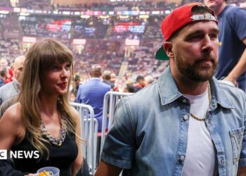 Taylor Swift and Travis Kelce