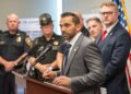 FBI Director Kash Patel announced charges against 35 individuals tied to a federal narcotics and firearms investigation in West Virginia.