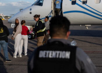 Immigrant deportation by U.S. Immigration and Customs Enforcement (ICE) in Tampa, Florida