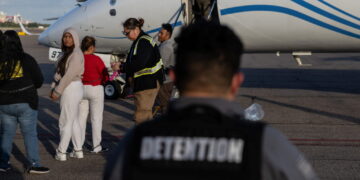 Immigrant deportation by U.S. Immigration and Customs Enforcement (ICE) in Tampa, Florida