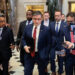 U.S. House Speaker Johnson (R-LA) walks to a vote, in Washington