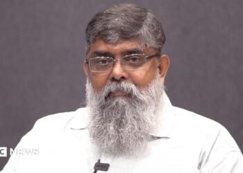 A close up shot of R Rajagopal, who served served as the Editor of The Telegraph, Kolkata, from 2016 to 2023