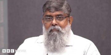A close up shot of R Rajagopal, who served served as the Editor of The Telegraph, Kolkata, from 2016 to 2023