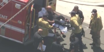 LAPD officer shot in the chest expected to survive