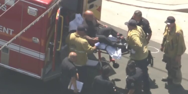 LAPD officer shot in the chest expected to survive
