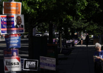 DC primary voting day in Washington, DC, U.S.