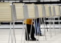 Early voting in Bismarck as coronavirus (COVID-19) cases surge in North Dakota