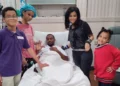 A Louisiana father is thankful to be alive after a teenager, Jerry Huggins, shot him.