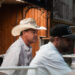 Brian Uptmore and Bodie Gist auction off cattle at the West Auction barn in West, Texas on Thursday, June 11, 2026.