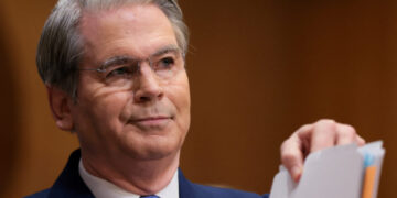 U.S. Treasury Secretary Scott Bessent testifies before the Senate Finance Committee, in Washington, D.C.