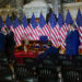 U.S. President Donald Trump cancels a scheduled signing of a bipartisan legislation aimed at speeding up ​the construction...