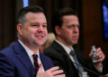 FILE PHOTO: Bill Pulte speaks at a hearing in Washington