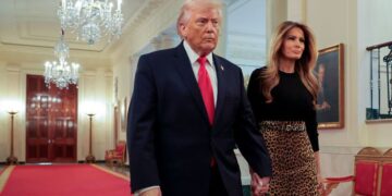 President Donald Trump gave a recent speech in which he segued into windmills, the first lady, Melania Trump, and watching television. (Photo by Heather Diehl/Getty Images)