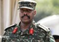 Gen Muhoozi Kainerugaba, Uganda's Chief of Defence Forces in military jungle uniform