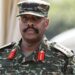 Gen Muhoozi Kainerugaba, Uganda's Chief of Defence Forces in military jungle uniform