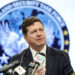 FILE PHOTO: Jay Clayton, United States Attorney for the Southern District of New York, speaks during a press conference in...