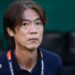 South Korea coach Hong Myung-bo before the match with South Africa