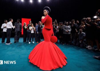 Cardi B attends the Robert Wun Haute Couture Fall/Winter 2026/2027 show as part of Paris Fashion Week on July 08, 2026 in Paris, France.