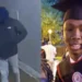 Malang Touray (right) was killed nearly four years ago by an unknown individual (left).