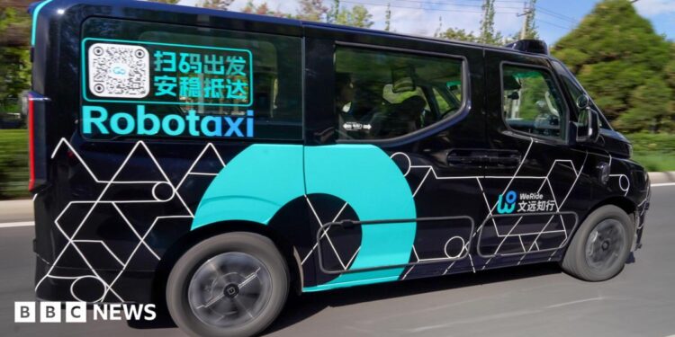 WeRide Robotaxi in Beijing