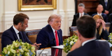 U.S. President Trump meets with Ukrainian President Zelenskiy and European leaders, in Washington, D.C.