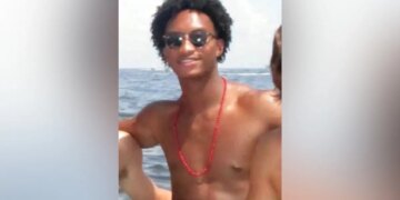 Nolan Xavier Wells on boat