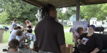 two shot ONIE STOKES FUNERAL (16 YEAR OLD DROWNING AT BARRINGTON APT