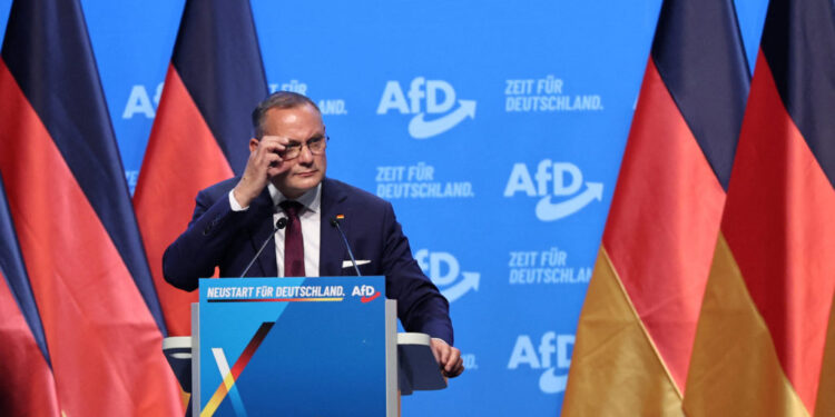 German city of Erfurt hosts far-right AfD party congress