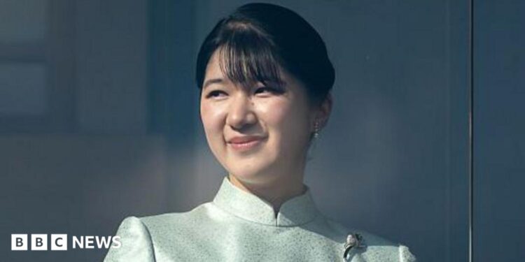 Japan's Princess Aiko attends the New Year's appearance by the Japanese imperial family at the Imperial Palace