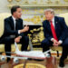 President Donald Trump meets with NATO Secretary General Mark Rutte, at the White House in Washington