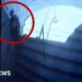 Tyler Robinsons is seen walking down some stairs.