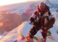 Nirmal Purja at the summit of Mount Everest