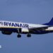 A Ryanair flight